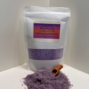 Aromatherapy Bath Soak Relaxing Lavender and Vanilla Blend