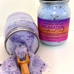 Aromatherapy Foot Soak Relaxing Lavender and Vanilla