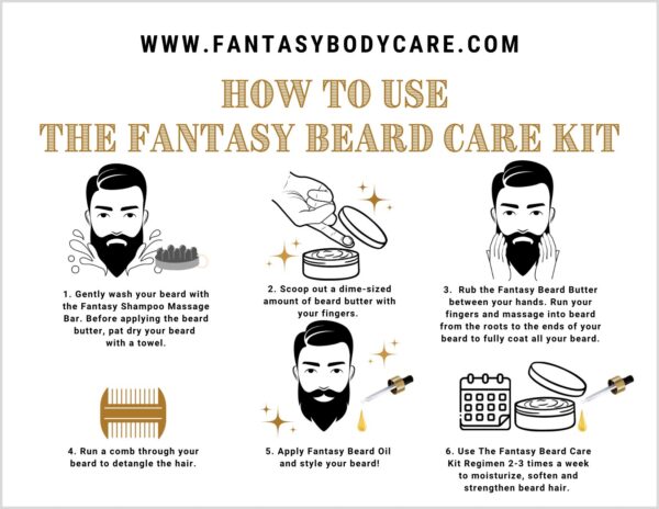 Fantasy Foot Soak And Body Care Beard Kit Instructions